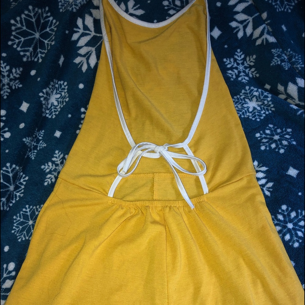 Halter Tie-Back Romper